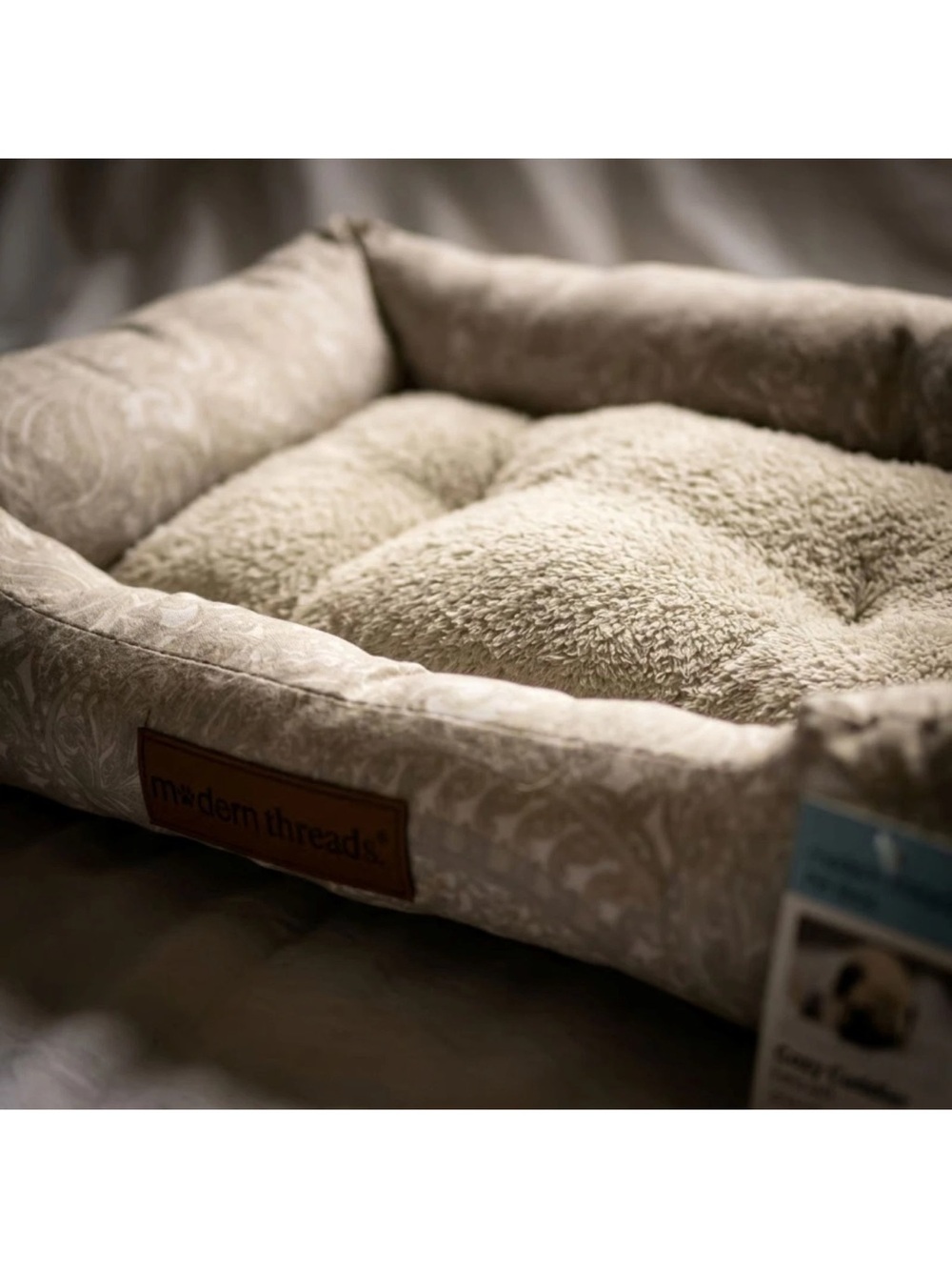 Cozy Cuddler Plush Small Pet Bed - Picture 6 of 12
